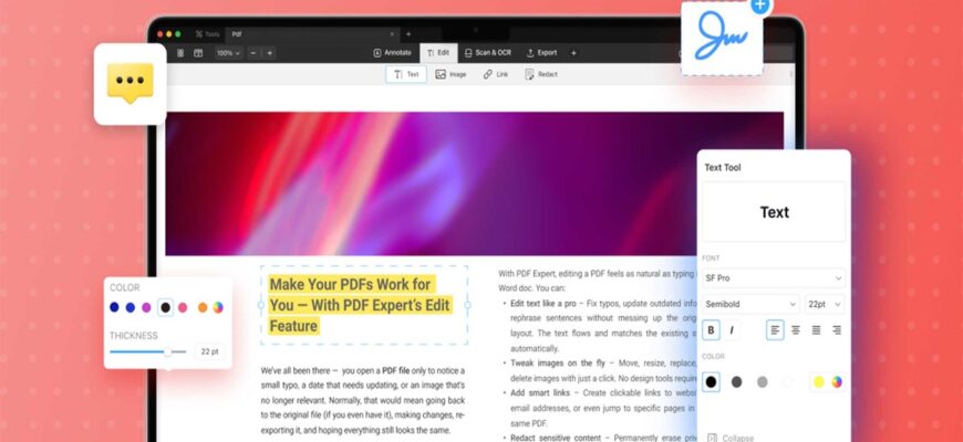 Как упростить работу с PDF на Mac с PDF Expert