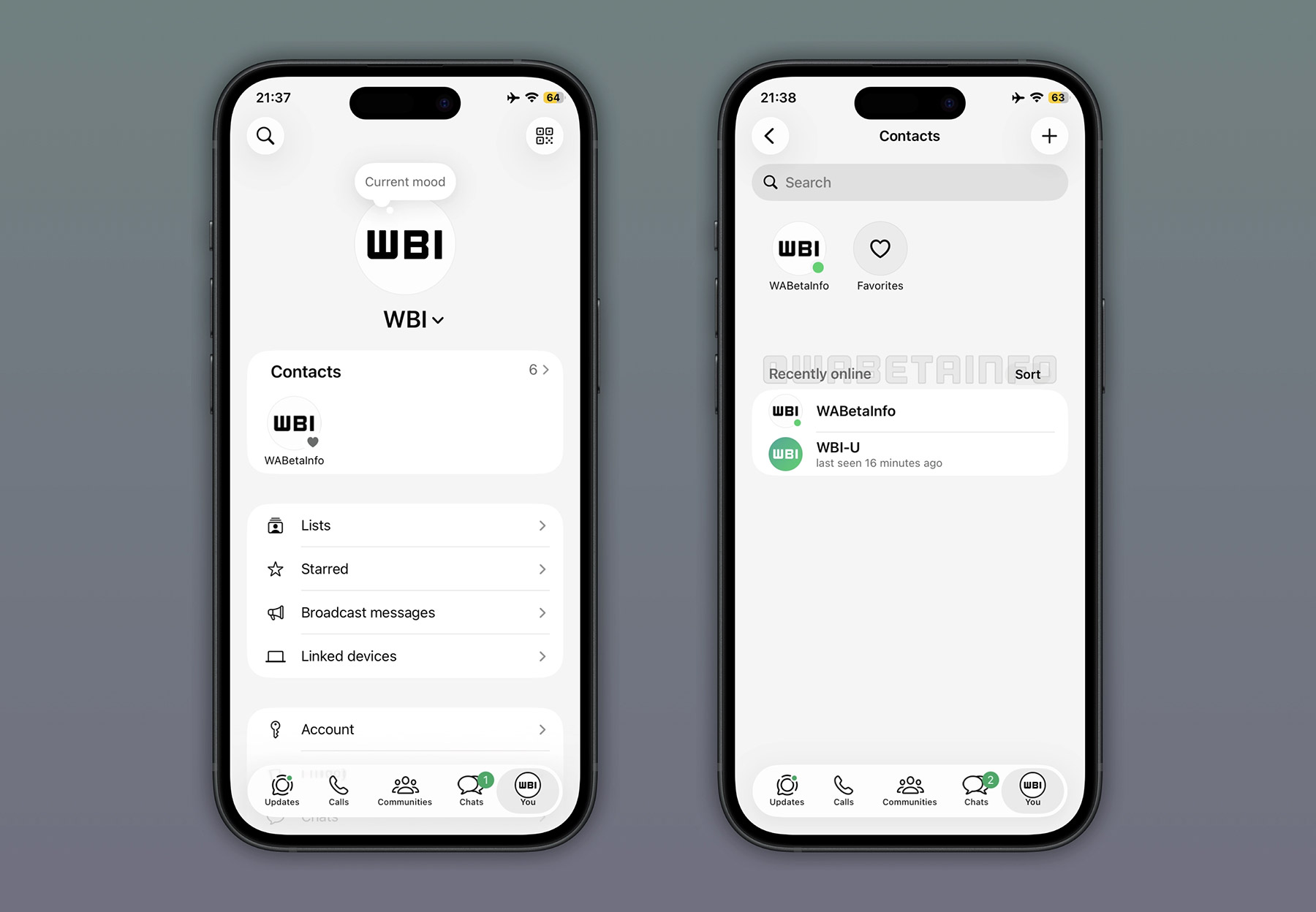 WhatsApp готовит новый интерфейс для отслеживания контактов 2