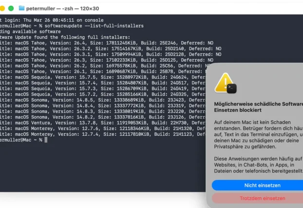 Как macOS защищает вас от вредоносных команд в терминале