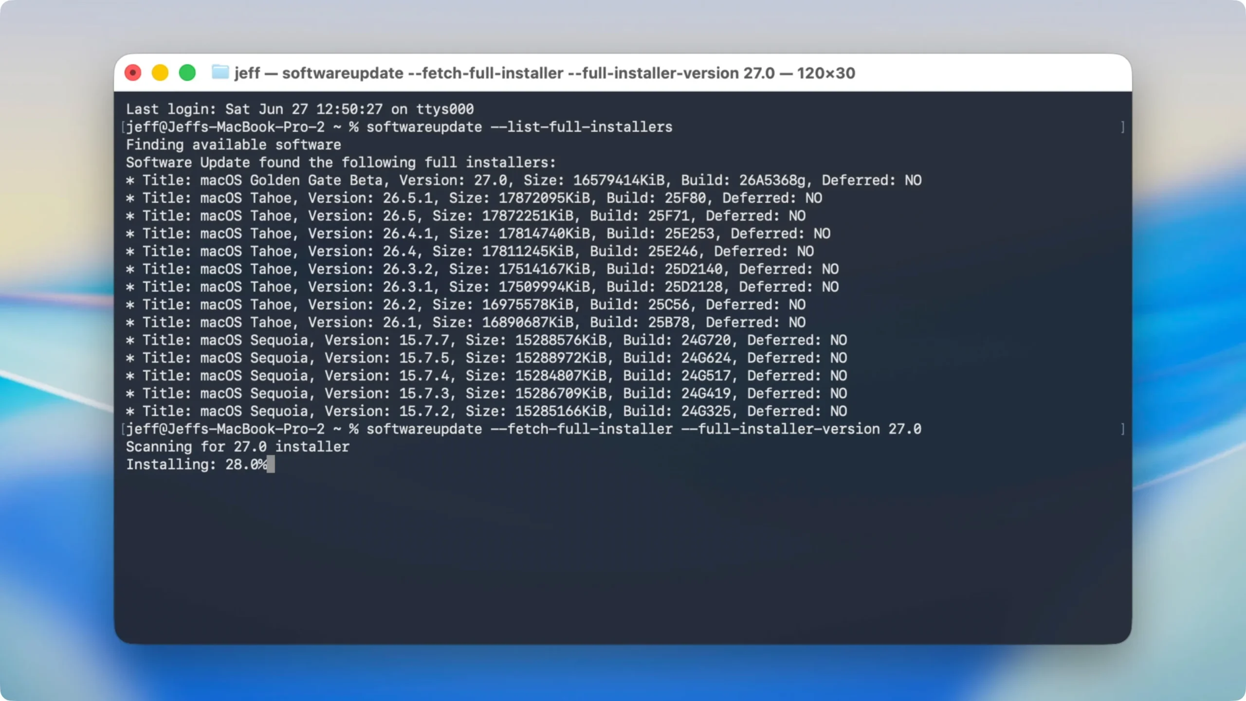 Как установить macOS Golden Gate и Tahoe на одном Mac 2