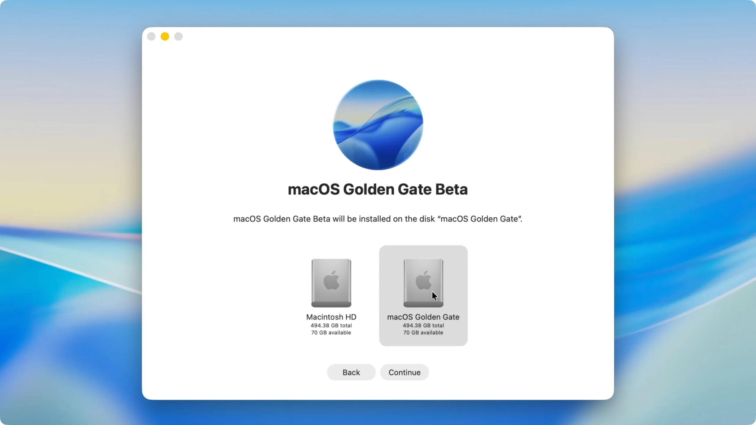Как установить macOS Golden Gate и Tahoe на одном Mac 4