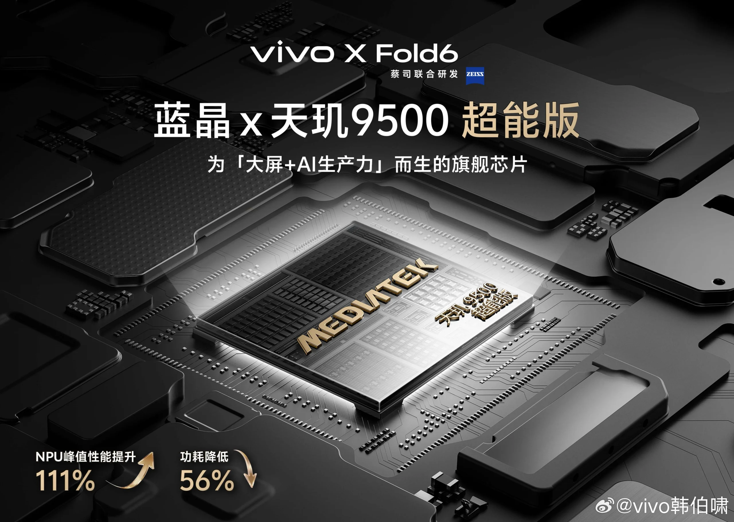 Новый vivo X Fold6: цветовые варианты и характеристики 2