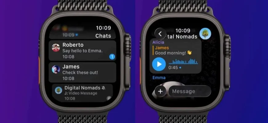 Telegram возвращается на Apple Watch с новой нативной версией
