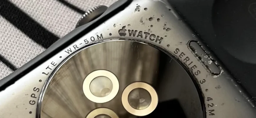 Как защитить алюминиевый корпус Apple Watch от повреждений