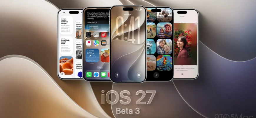 Обзор iOS 27 beta 3: новые функции и улучшения Siri