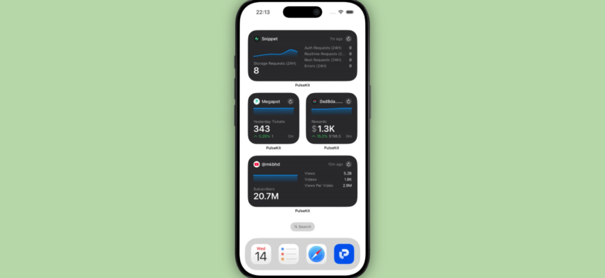 Обзор PulseKit: отслеживайте аналитику на iPhone легко
