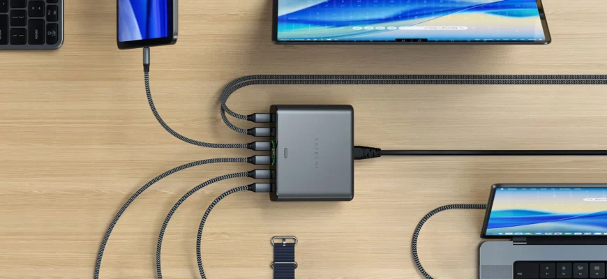 Гид по зарядному устройству Satechi ChargeView 240W для Mac