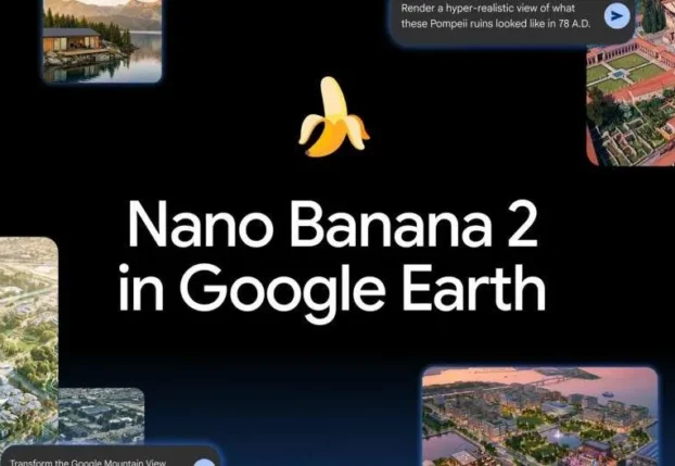 Google Earth и Nano Banana 2: история в новых цветах