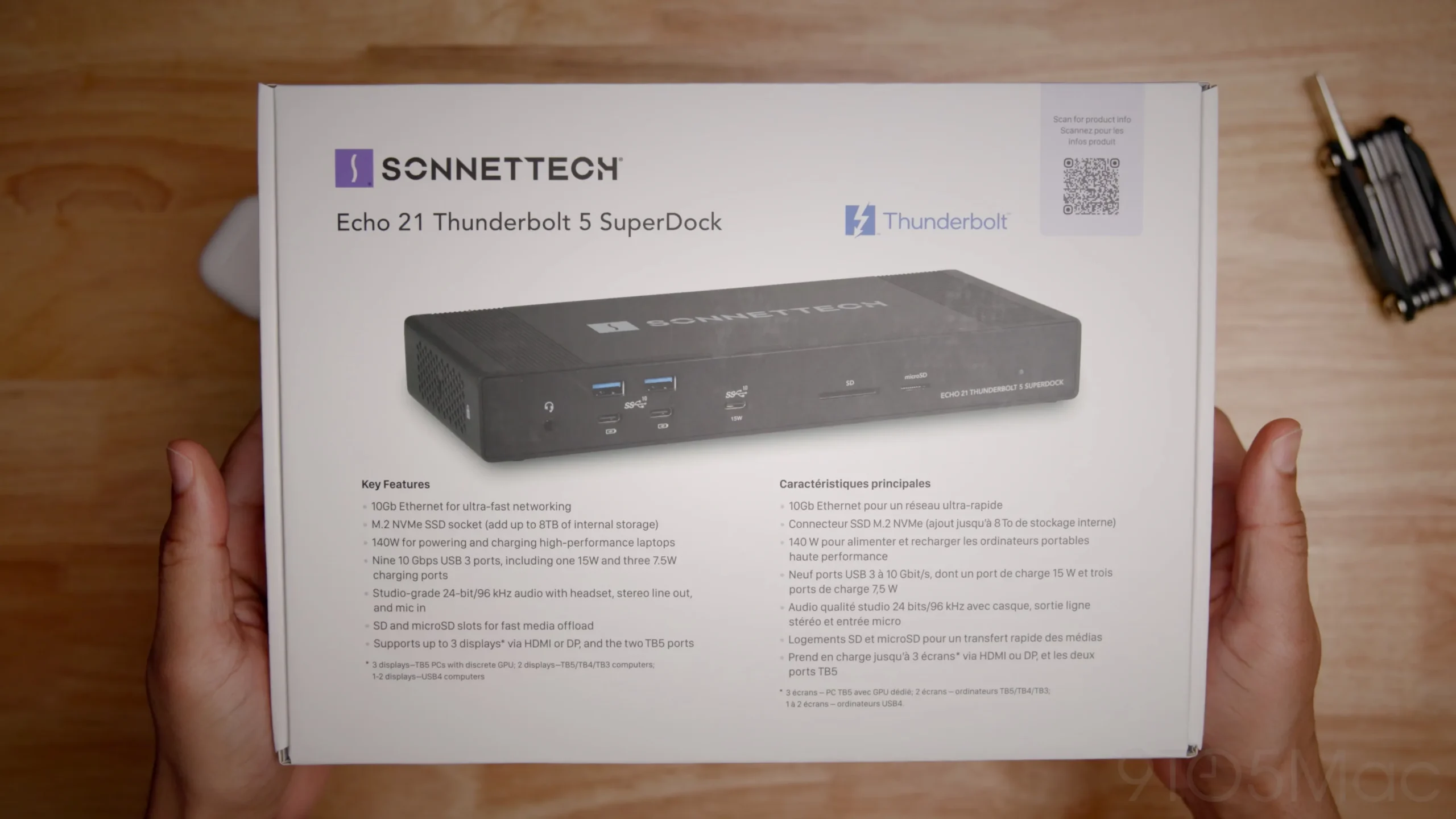 Как использовать Sonnet Echo 21 Thunderbolt 5 SuperDock 2