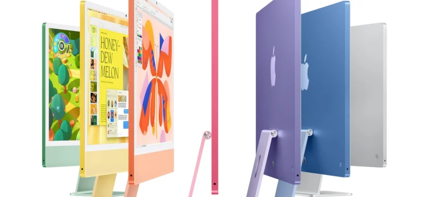 Новый iMac M6: яркие цвета и обновления от Apple