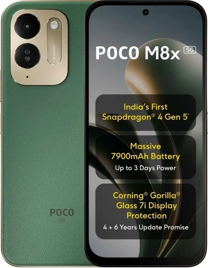 Poco M8x: новый смартфон с Snapdragon 4 и мощным аккумулятором 3