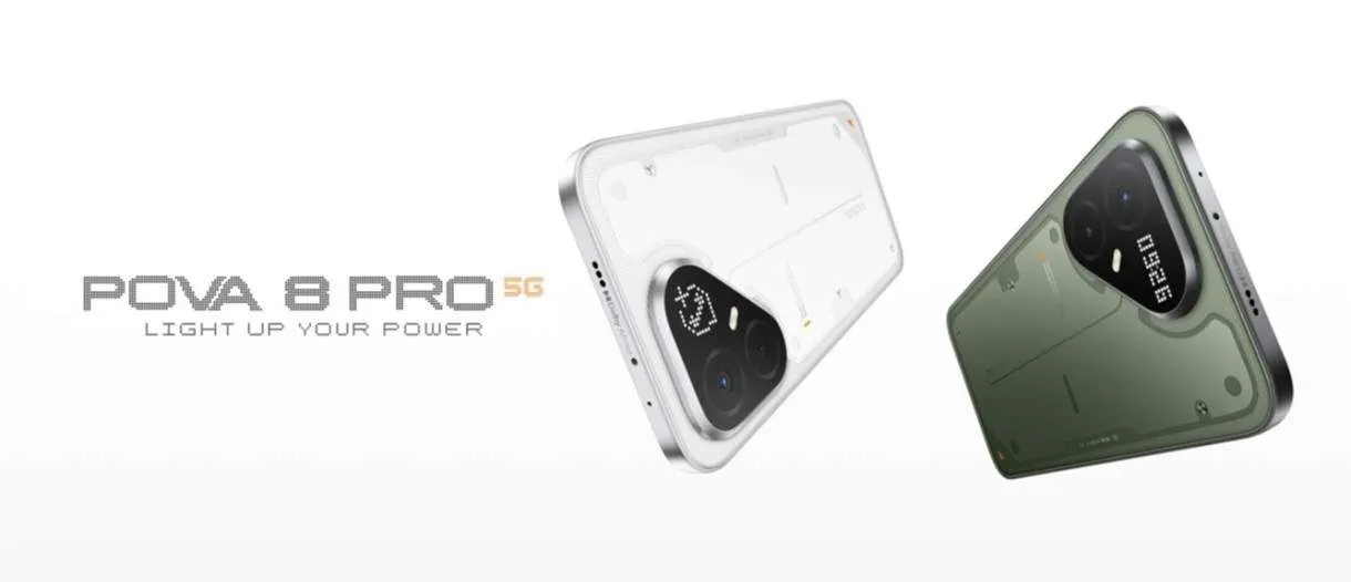 Tecno Pova 8 Pro: новый смартфон с матрицей Alive Matrix 3
