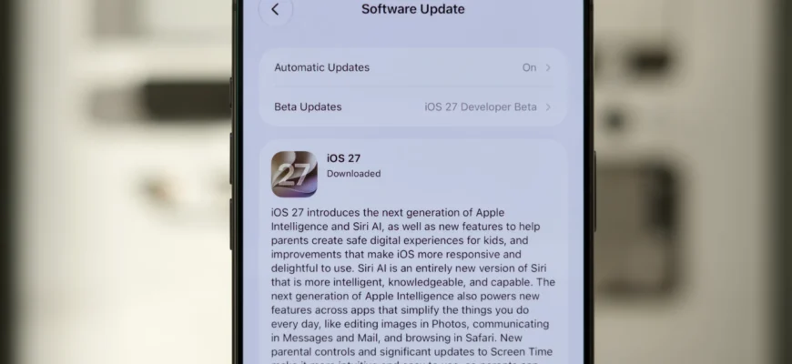 iOS 27: обновление, которое освежит ваш iPhone