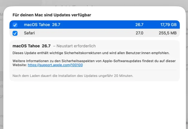 Как обновить macOS до 15.8 Sequoia и 26.6 Tahoe