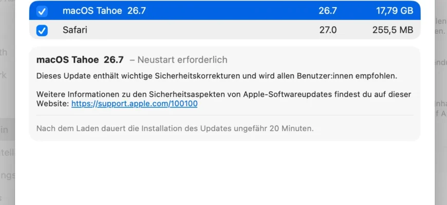Как обновить macOS до 15.8 Sequoia и 26.6 Tahoe